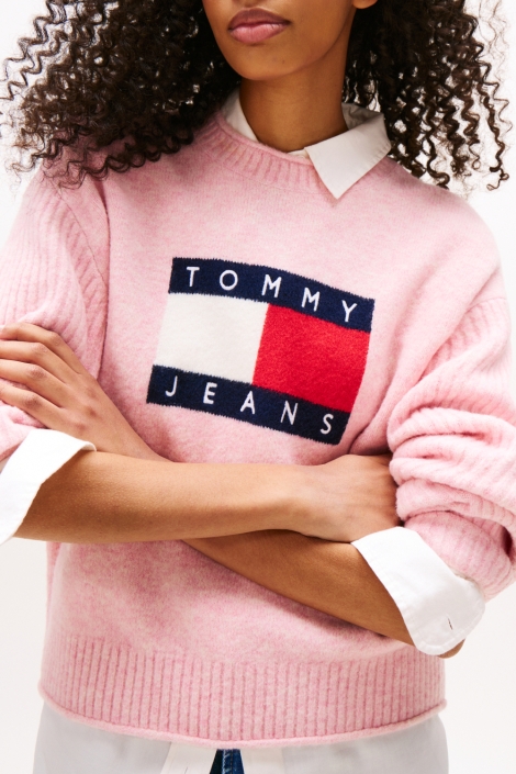 Tommy Jeans dw0dw21782 tjw melange flag swe